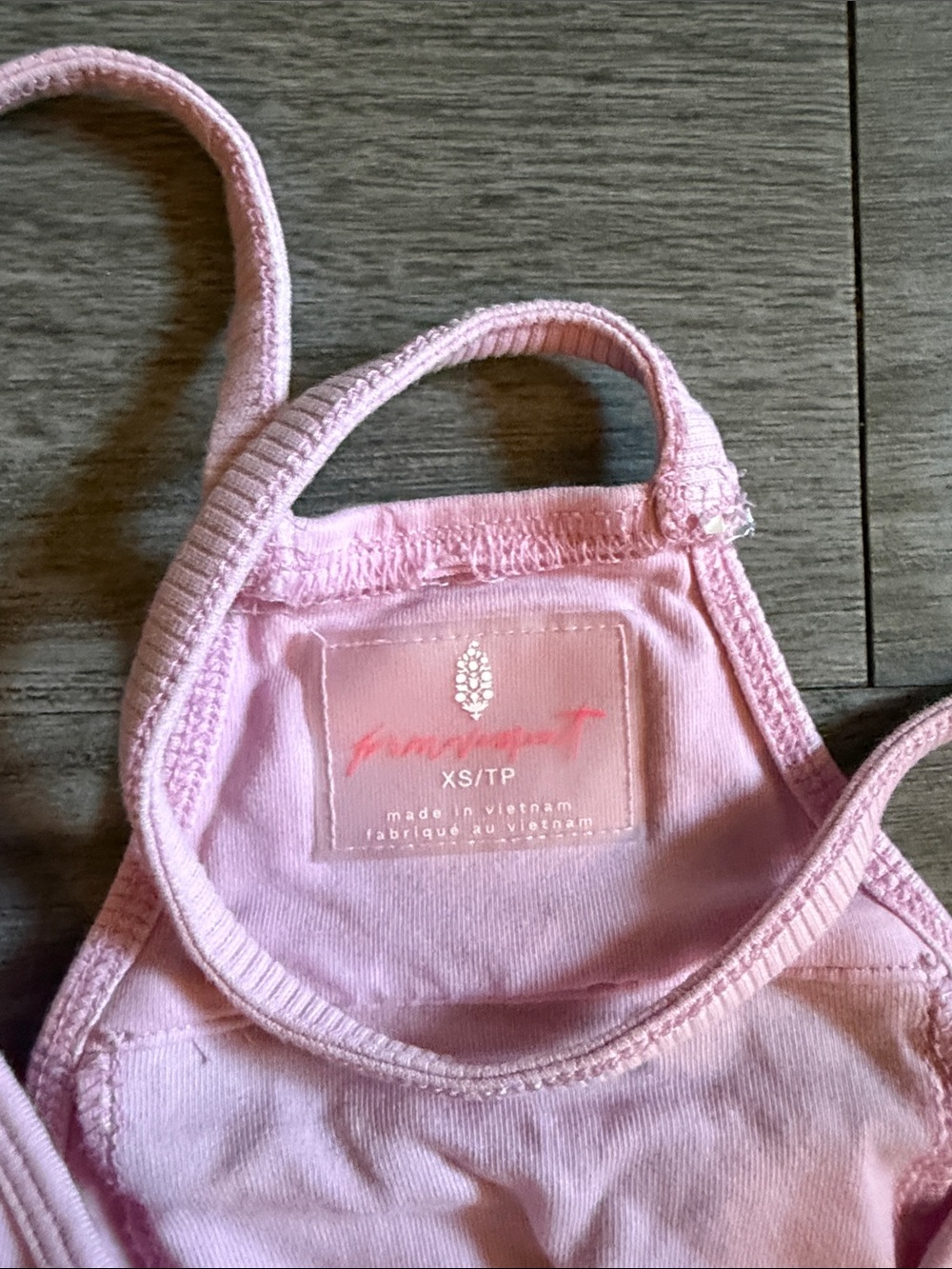 Light Pink Racerback Jumpsuit - Picture 2 of 3